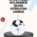 Katlanabilir 5 Kanatlı Solar Led Bahçe Ve Kamp Lambası