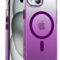 Keephone Apple iPhone 15 Aurora Pro Magsafe Kılıf - Mor