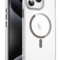 Keephone Apple iPhone 15 Pro Max Aurora Şeffaf Magsafe Kılıf - Mavi
