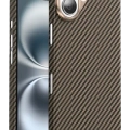 Keephone Apple iPhone 16 Kevlar Magsafe Kılıf - Bronz