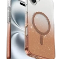 Keephone Apple iPhone 16 Lillian Simli Magsafe Kılıf - Siyah