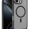 Keephone Apple iPhone 16 Pro Max MagArmor Magsafe Kılıf - Siyah