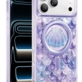 Keephone Apple iPhone 18 Pro Max/17 Pro Max Iceland Simli Magsafe Kapak - Mor 2