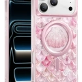 Keephone Apple iPhone 18 Pro Max/17 Pro Max Iceland Simli Magsafe Kapak - Mor