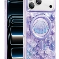 Keephone Apple iPhone 18 Pro Max/17 Pro Max Iceland Simli Magsafe Kapak - Pembe