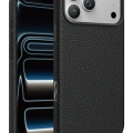 Keephone Apple iPhone 18 Pro Max/17 Pro Max Lycucci Deri Manyetik Kapak - Siyah