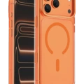 Keephone Apple iPhone 18 Pro Max/17 Pro Max Magicam Standlı Magsafe Kapak - Turuncu