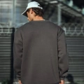 Kışlık Bisiklet Yaka Üç İplik Basic SweatShirt - Antrasit