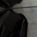 Kışlık Bisiklet Yaka Üç İplik Basic SweatShirt - Siyah