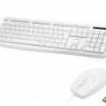 Klavye Ve Mouse Seti - Beyaz KM8519