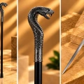 Kobra Başlı Kılıçlı Baston Alk6357