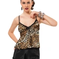Leopar Babydoll Şortlu Takım - 1461