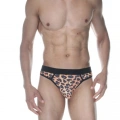 Leopar Desenli Erkek  Tangası