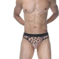 Leopar Desenli Erkek Tangası