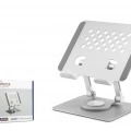Metal 360 Derece Dönebilen Ergonomik Tablet Ve Laptop Standi - Silver HDX8021