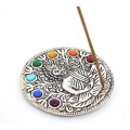 Metal 7 Çakra ( Chakra ) Buda Tütsülük