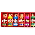 Mini Ahşap 6lı Atli Karinca