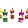 Mini Ahşap 6lı Atli Karinca