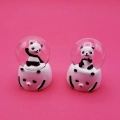 Mini Işıklı Panda Kar Küresi