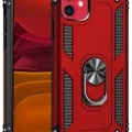 Newface Apple iPhone 11 Kılıf Sofya Yüzüklü Silikon Kapak - Rose
