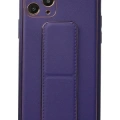 Newface Apple iPhone 11 Pro Kılıf Coco Deri Standlı Kapak - Pembe