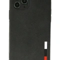 Newface Apple iPhone 11 Pro Kılıf Loop Deri Silikon - Siyah