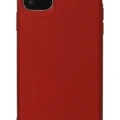 Newface Apple iPhone 11 Pro Max Kılıf First Silikon - Bordo