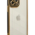 Newface Apple iPhone 12 Pro Max Kılıf Liva Lens Silikon - Rose