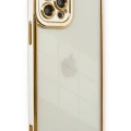 Newface Apple iPhone 12 Pro Max Kılıf Liva Lens Silikon - Siyah