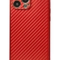 Newface Apple iPhone 13 Pro Max Kılıf Coco Karbon Silikon - Pembe