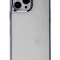 Newface Apple iPhone 13 Pro Max Kılıf Element Silikon - Mor