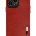 Newface Apple iPhone 13 Pro Max Kılıf Loop Deri Silikon - Siyah