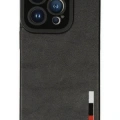 Newface Apple iPhone 14 Pro Kılıf Loop Deri Silikon - Siyah