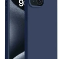 Newface Apple iPhone 15 Kılıf First Silikon - Mavi