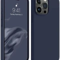 Newface Apple iPhone 15 Pro Max Kılıf First Silikon - Mavi
