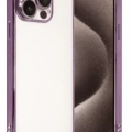 Newface Apple iPhone 15 Pro Max Razer Lensli Silikon - Açık Mavi
