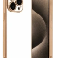 Newface Apple iPhone 15 Pro Max Razer Lensli Silikon - Mor