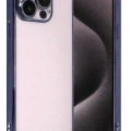 Newface Apple iPhone 15 Pro Max Razer Lensli Silikon - Mor