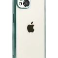 Newface Apple iPhone 15 Razer Lensli Silikon - Mor