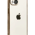 Newface Apple iPhone 15 Razer Lensli Silikon - Mor