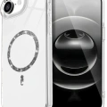 Newface Apple iPhone 16E Live Diamond Magsafe Kapak - Mavi
