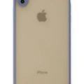 Newface Apple iPhone X Kılıf Montreal Silikon Kapak - Mor