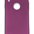 Newface Apple iPhone XR Kılıf First Silikon - Bordo