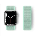 Newface Apple Watch 42mm Hasırlı Cırtcırtlı Kordon - Mor