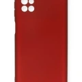 Newface Samsung Galaxy M51 Kılıf First Silikon - Mürdüm