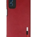 Newface Samsung Galaxy M52 5G Kılıf Loop Deri Silikon - Siyah