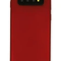 Newface Samsung Galaxy S10 Plus Kılıf First Silikon - Bordo