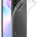 Newface Xiaomi Redmi 9A Kılıf Lüx Şeffaf Silikon - Şeffaf
