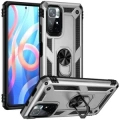 Newface Xiaomi Redmi Note 11T Kılıf Sofya Yüzüklü Silikon Kapak - Rose