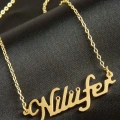 Nilüfer İsimli Kolye (Kişiye Özel)
